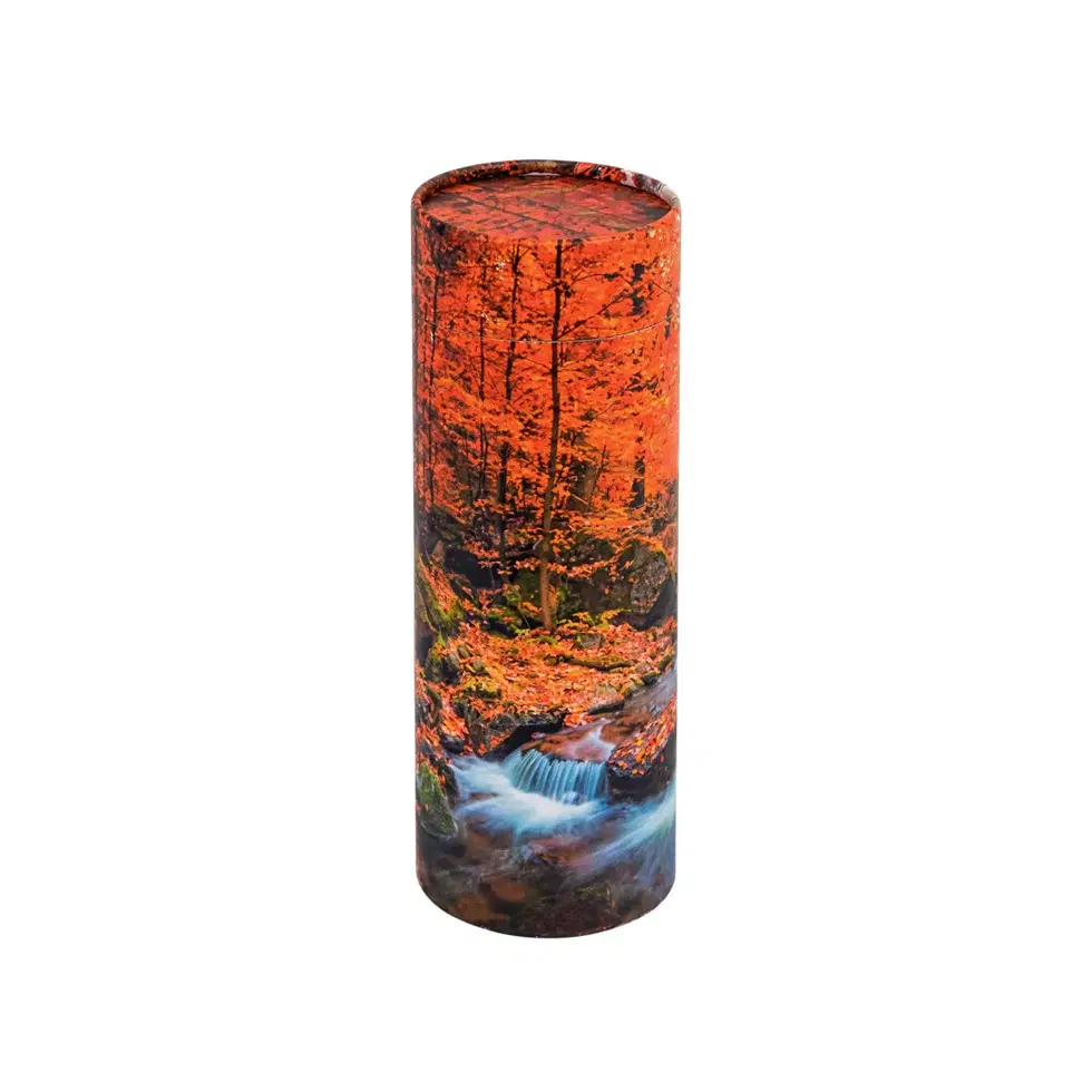 Round Scatter Tube Autumn Forest