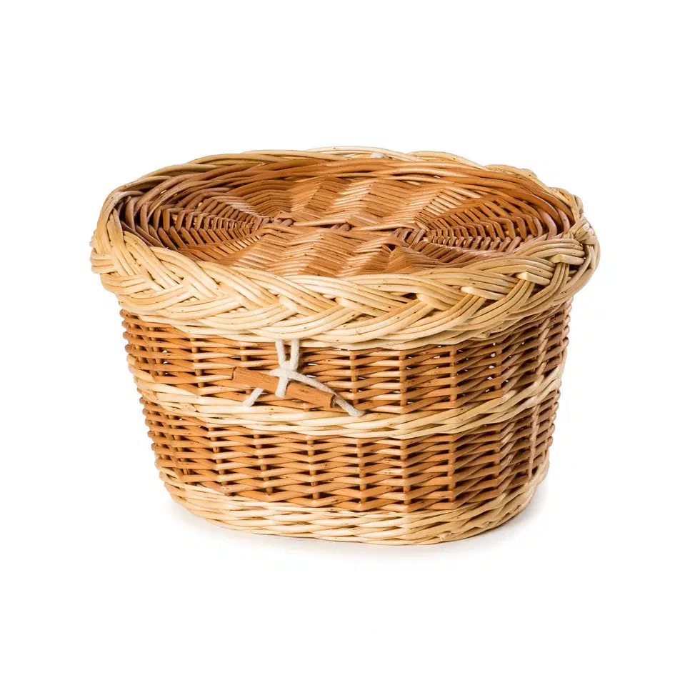 English Willow Ashes Casket White