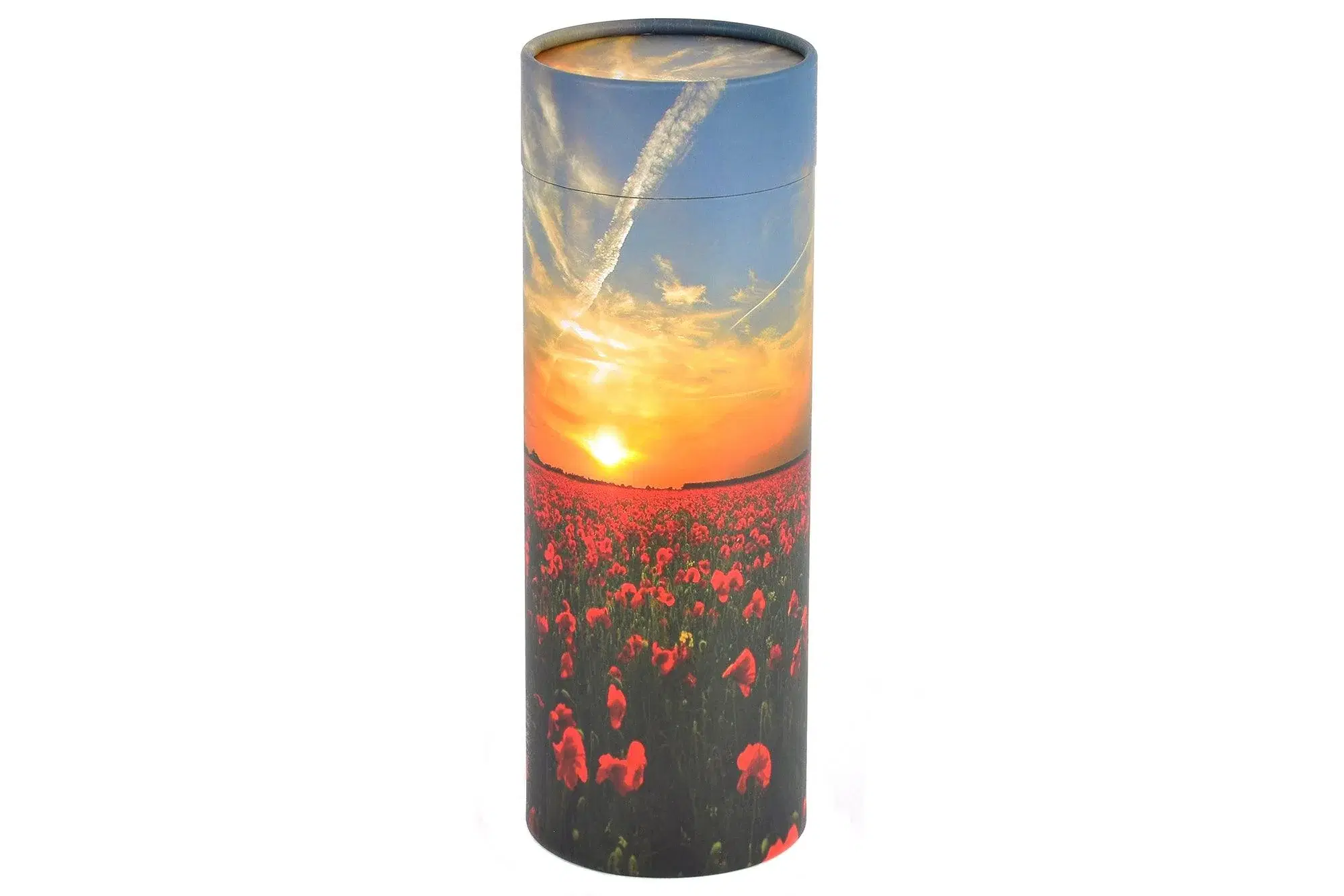Round Scatter Tube Poppy Sunset