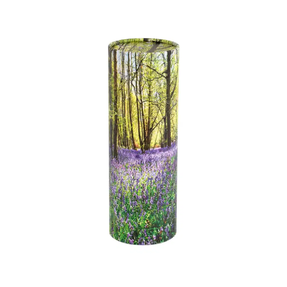 Round Scatter Tube Bluebell Wood